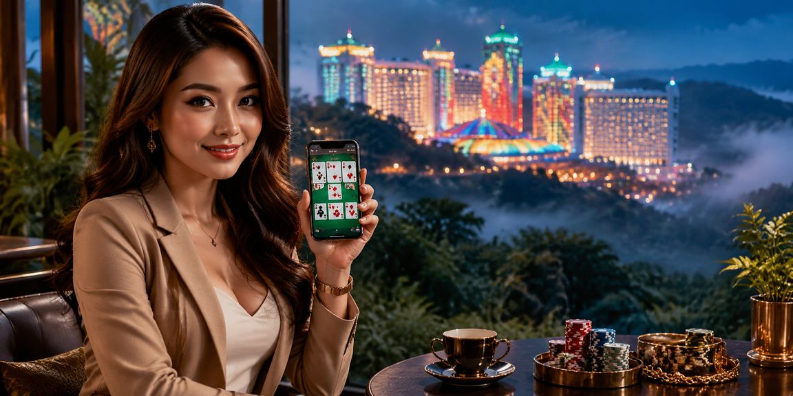 Permainan rummy gaya Malaysia di kasino Genting Highlands